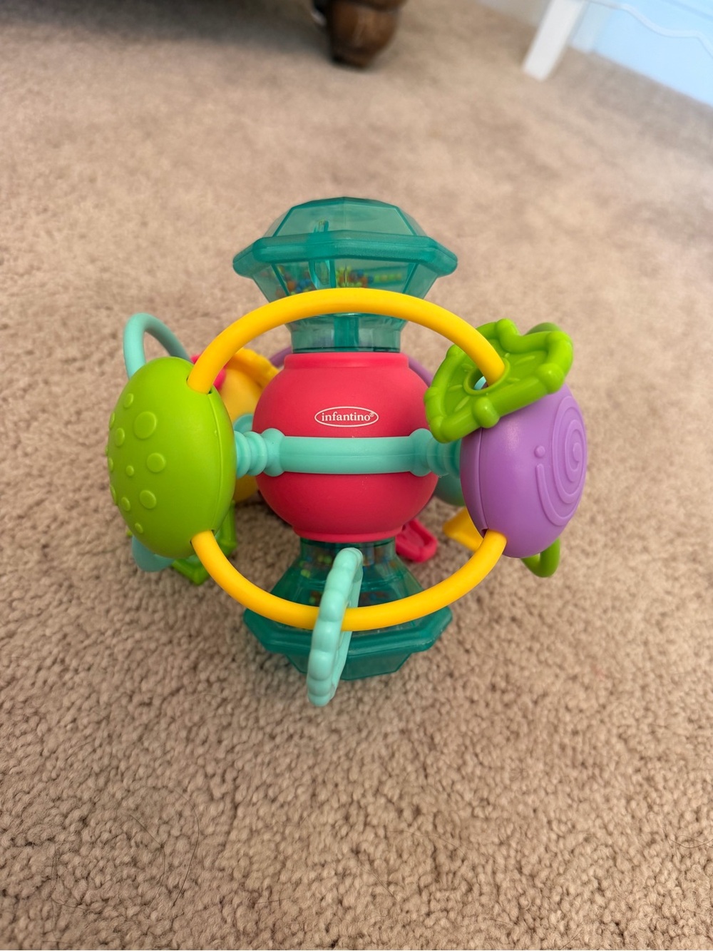 Infantino Multi-Color Sensory Teether & Rattle Toy - Picture 2 of 5
